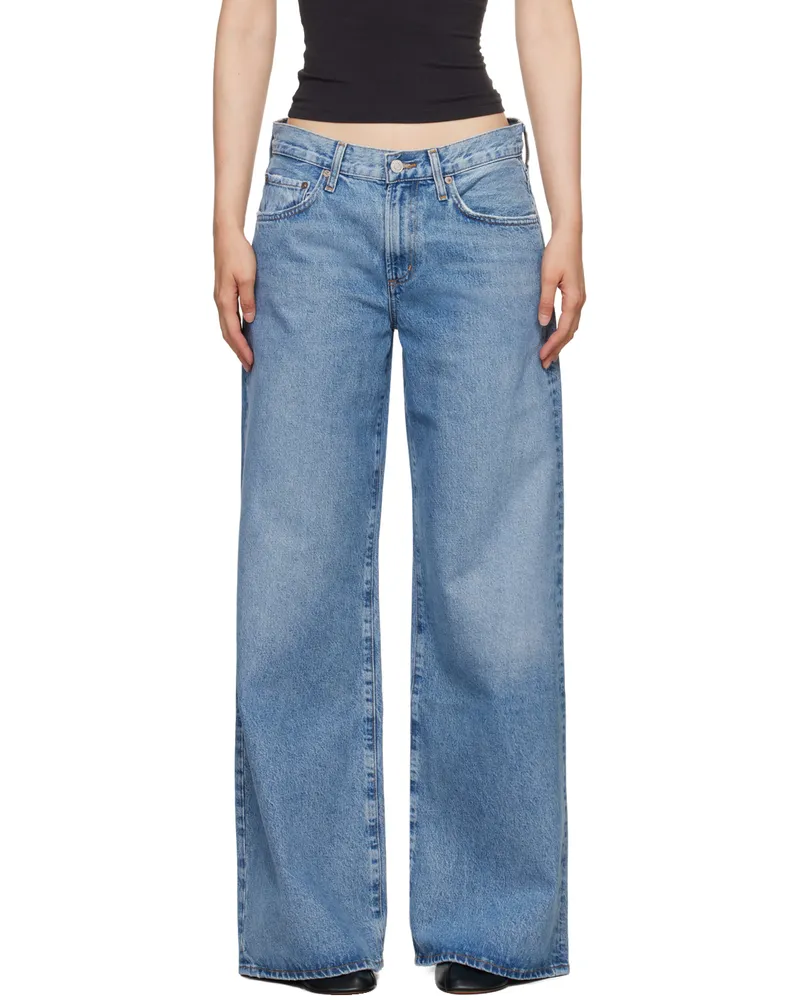 AGOLDE Blue Dame Jeans Showdown