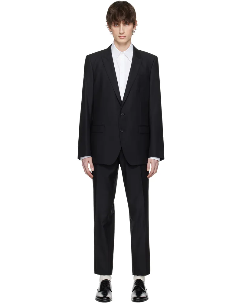 Dolce & Gabbana Black Martini-Fit Suit Nero