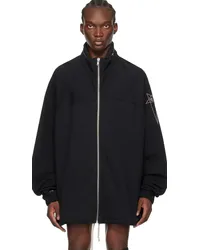 Rick Owens Black Champion Edition Jumbo Hoodie Black