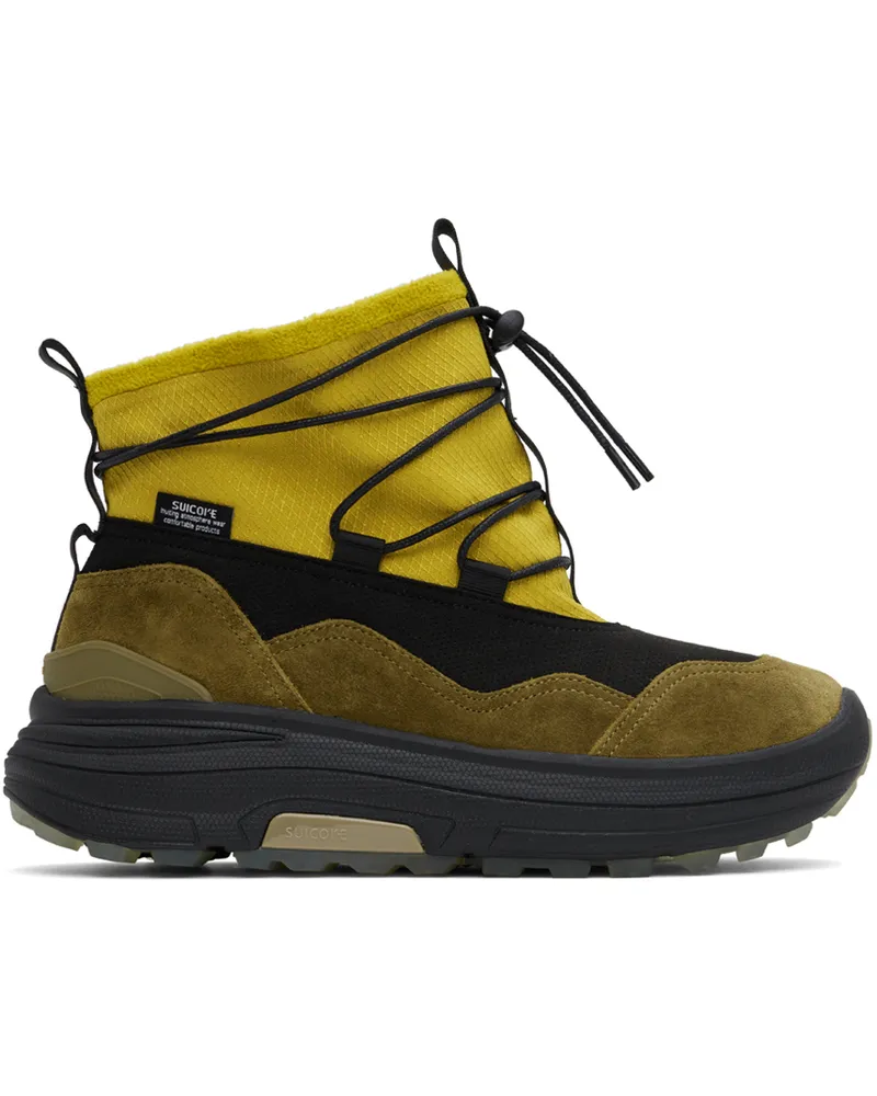 SUICOKE Yellow & Black ROBBS-2 Boots Yellow