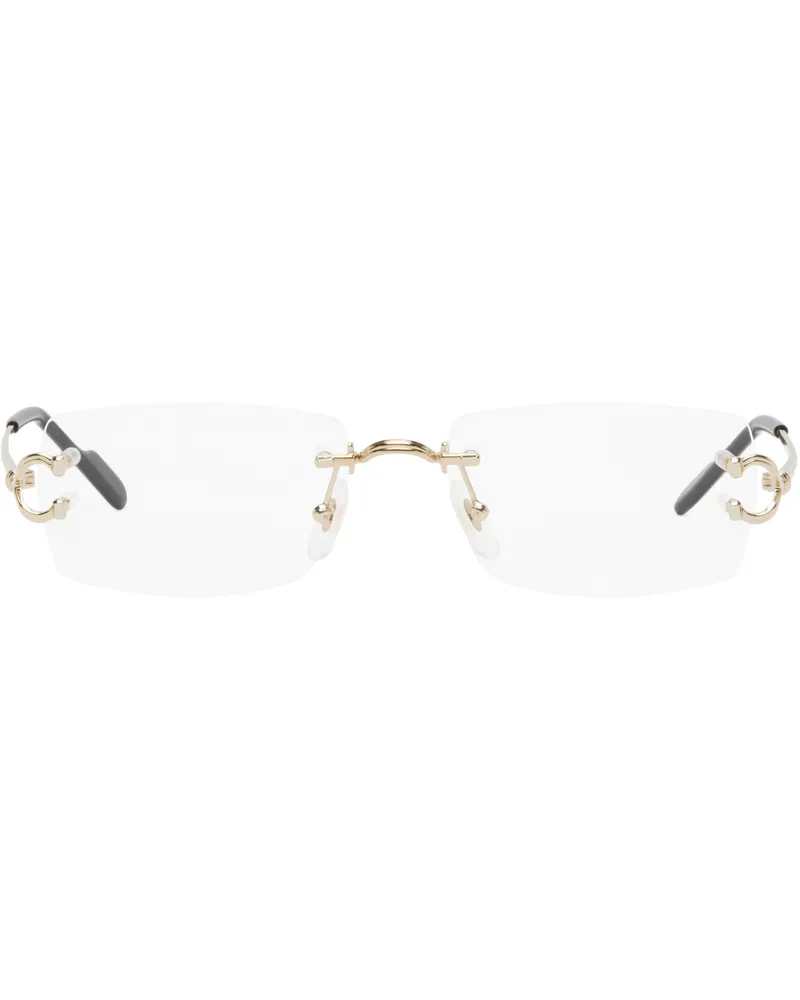 Cartier Gold 'Signature C de Cartier' Glasses 001