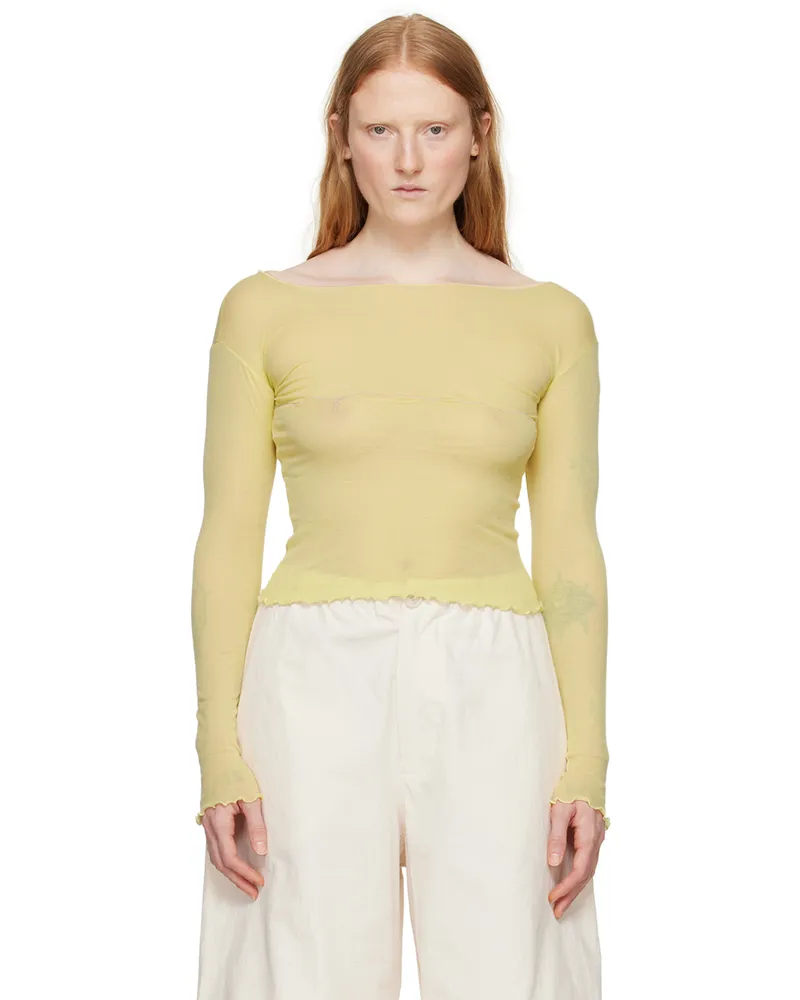 Baserange Yellow Tabbys Star Long Sleeve T-Shirt One