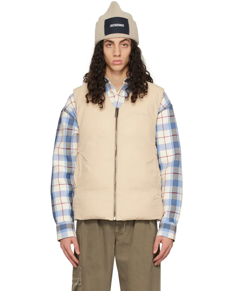 Jacquemus Beige 'Le Gilet Carozzu' Vest Light