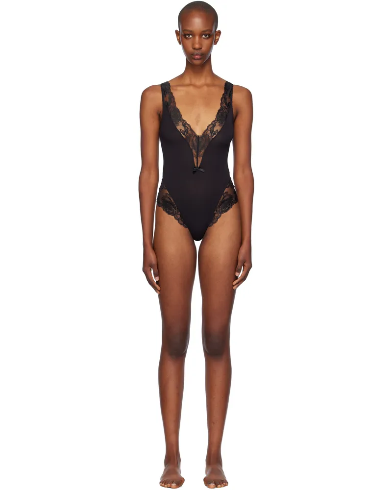 Agent Provocateur Black Casia Bodysuit 001001