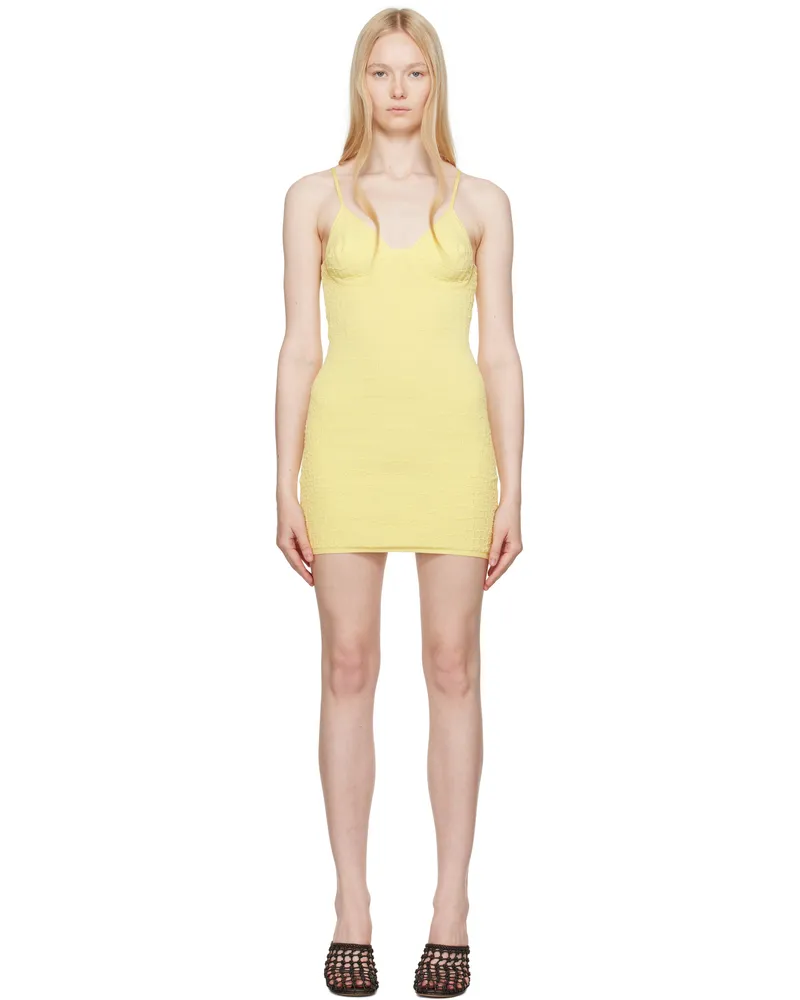 Jacquemus Yellow 'The Scala' Minidress 210