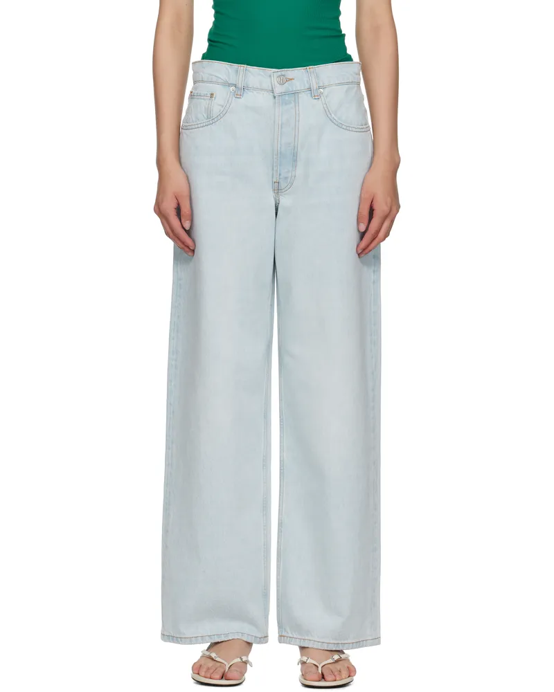 Anine Bing Blue Manon Jeans Washed