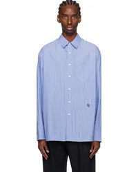 Adererror Blue Significant Droptail Shirt Stripe