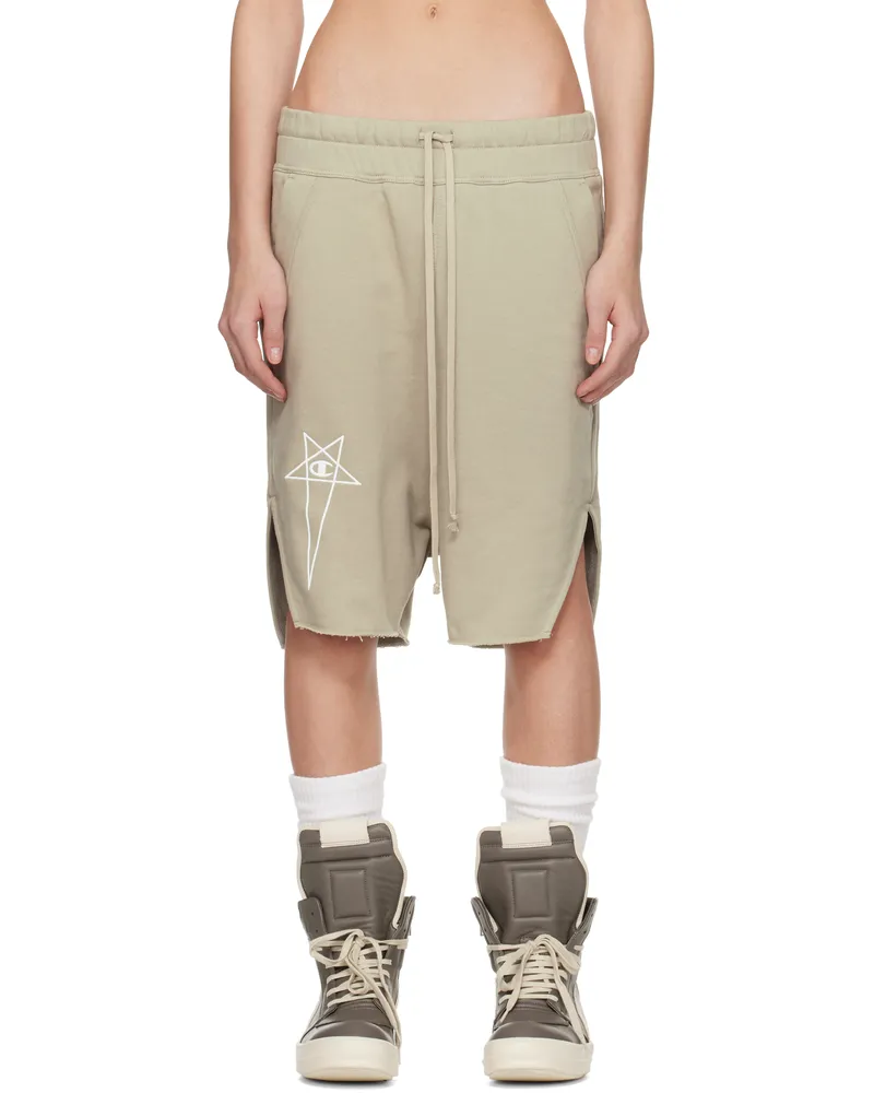 Rick Owens Off-White Champion Edition Beveled Pods Shorts 08
