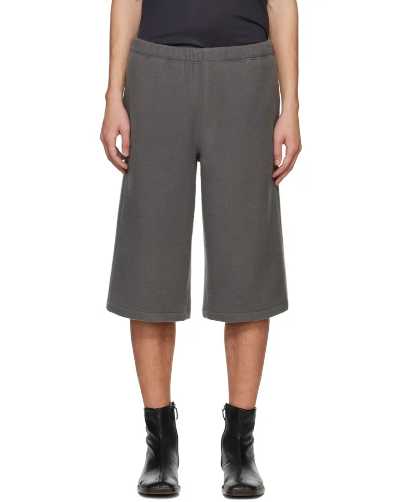 Rier Gray Fleece Shorts Castelrock