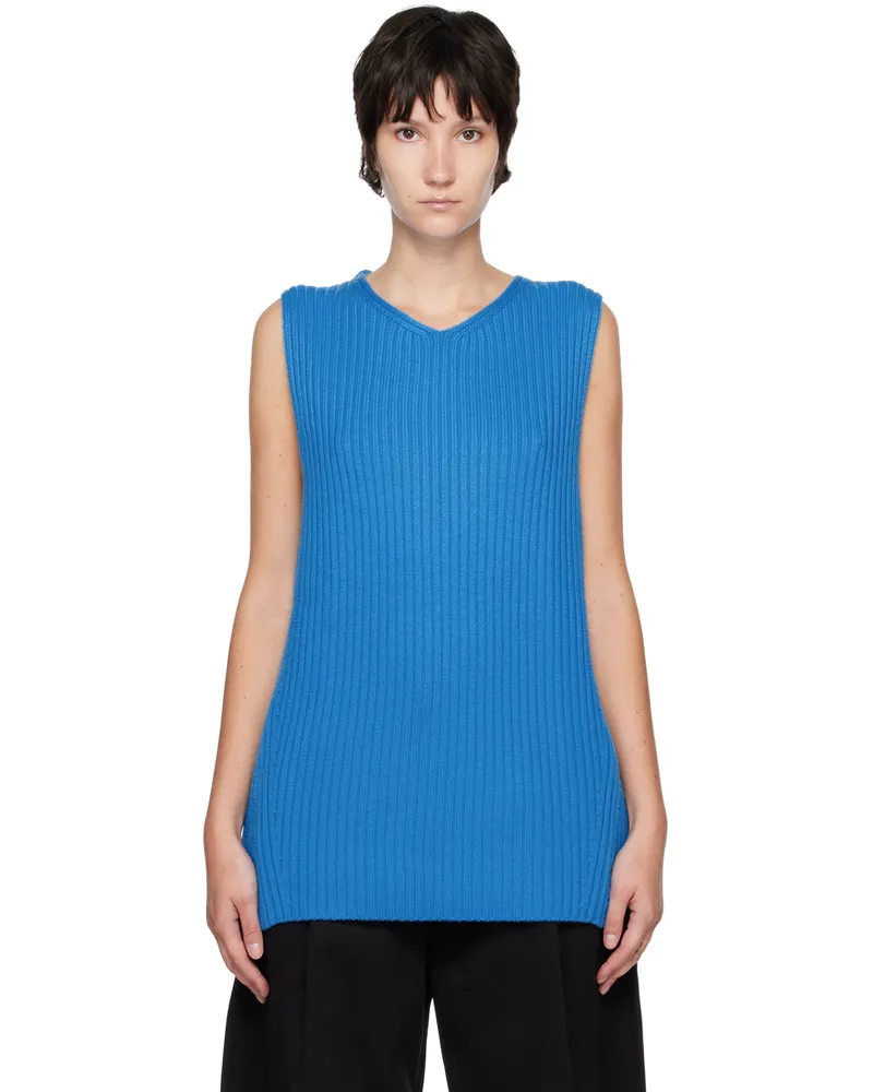 Studio Nicholson Blue Kura Sweater Olympic