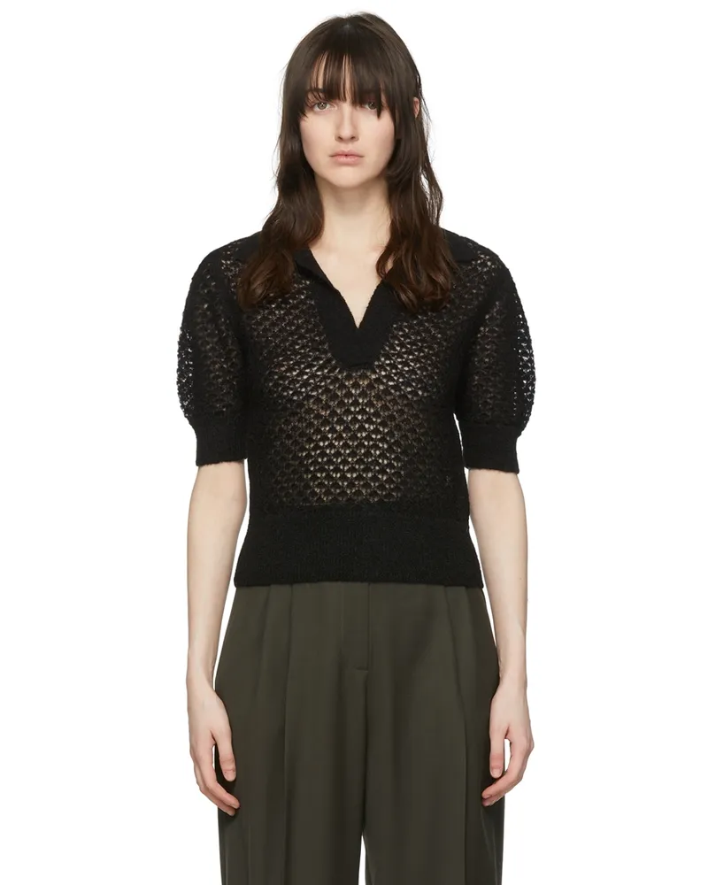 Maiden Name SSENSE Exclusive Black Marianna Polo Black