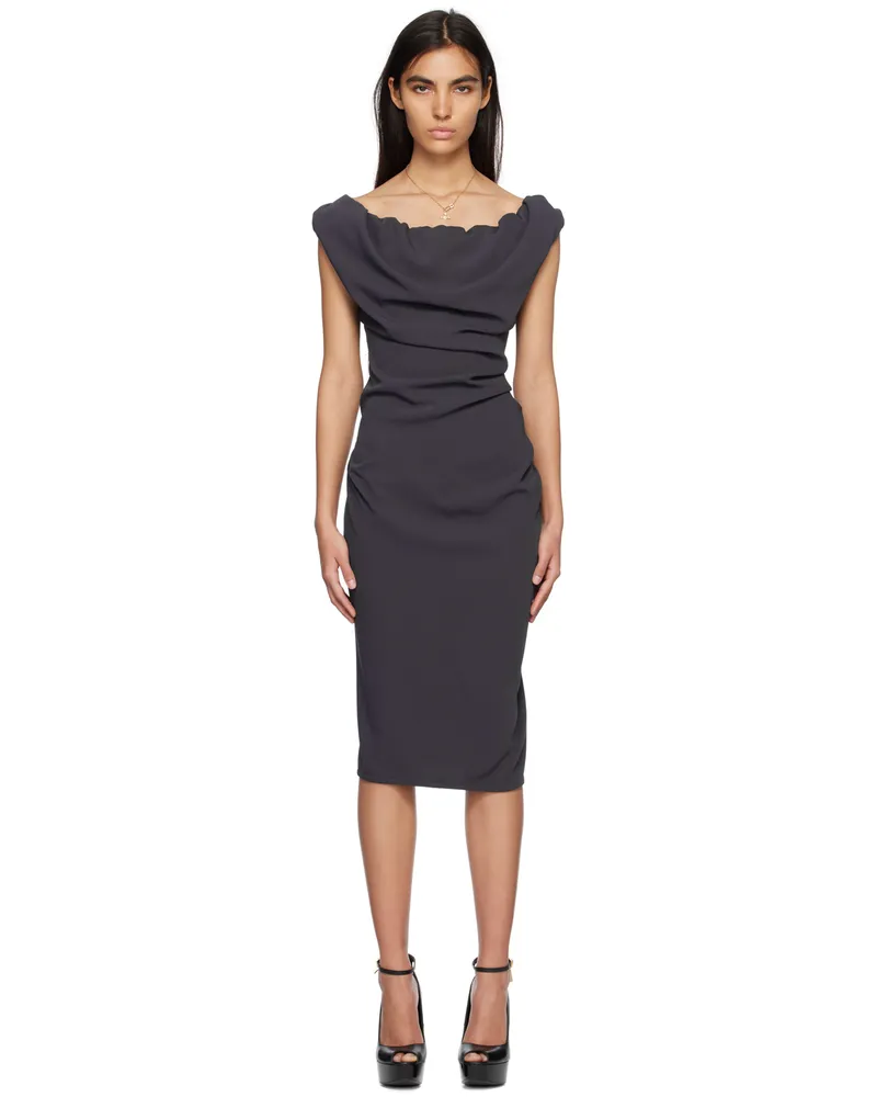 Vivienne Westwood Blue Ginnie Midi Dress X402