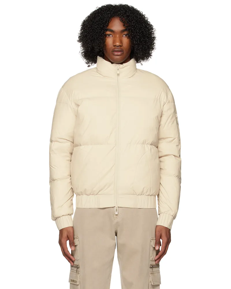 Han Kjøbenhavn Off-White Printed Down Jacket Sand