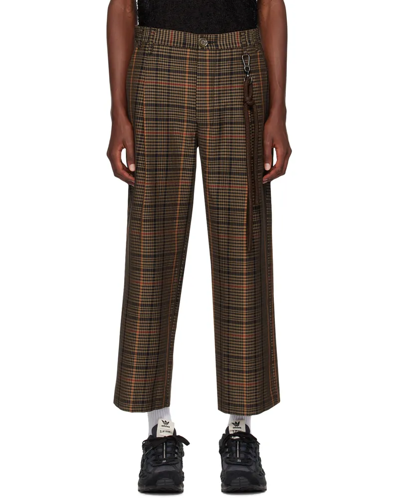 Song For The Mute Brown Painter's Trousers Multi
