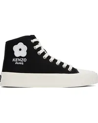 Kenzo Black Paris Foxy High Top Sneakers Black