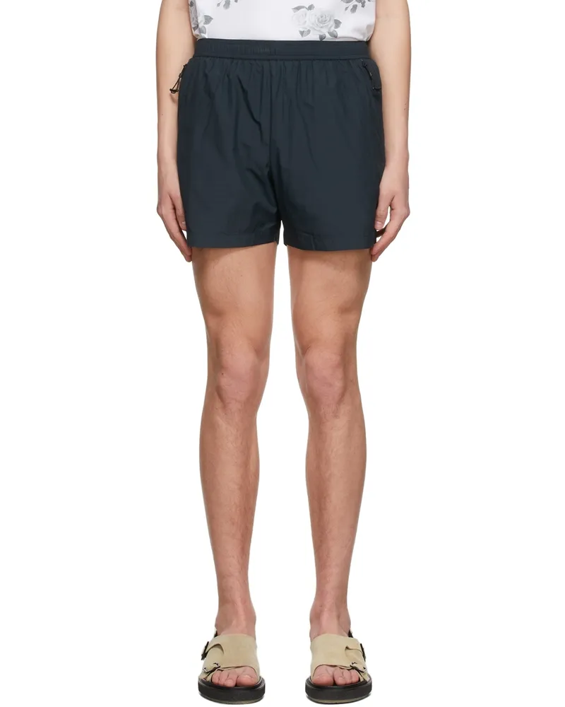 Soulland Navy Polyester Mateo Swim Shorts Navy
