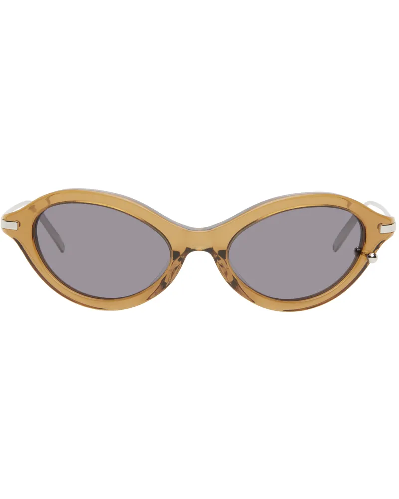 Justine Clenquet SSENSE Exclusive Brown Neve Sunglasses Brown