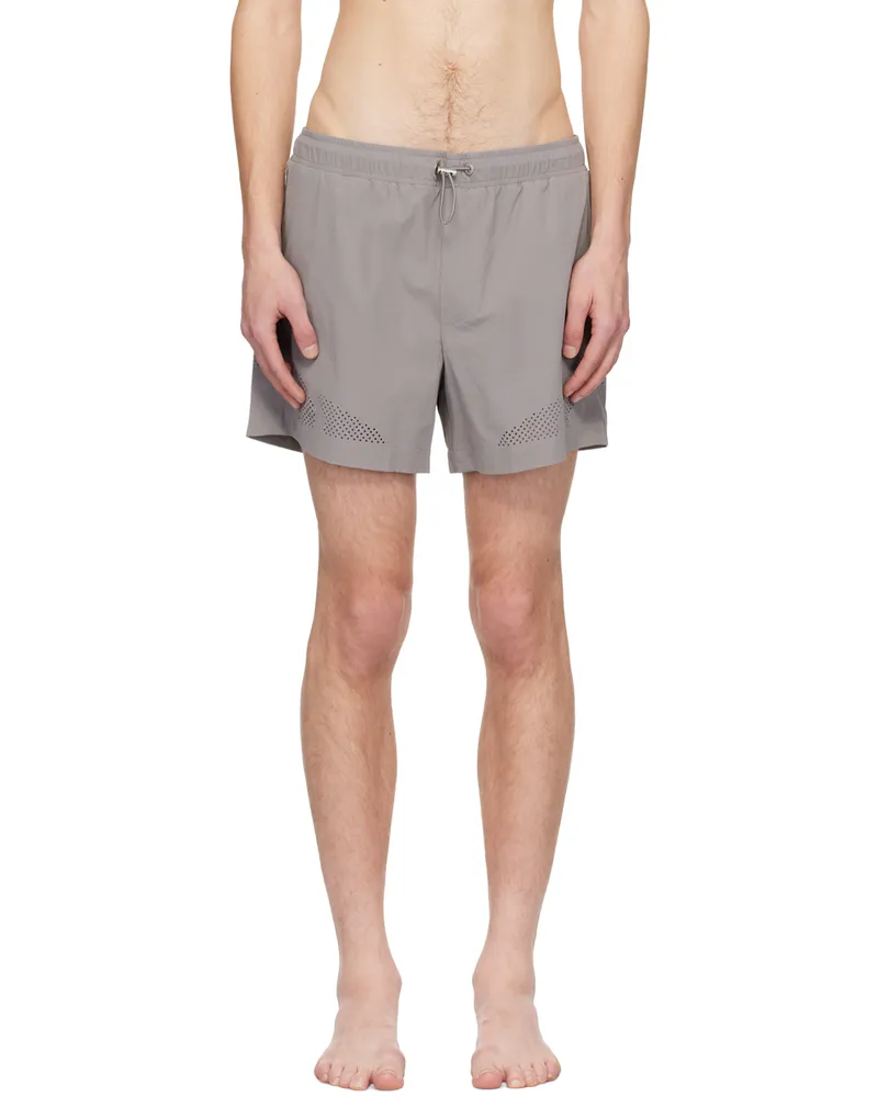Heliot Emil Gray Intine Shorts Light