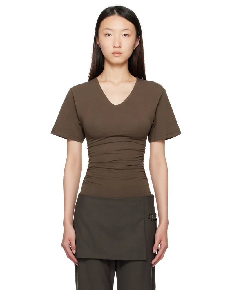 Paloma Wool Brown Mes T-shirt 323