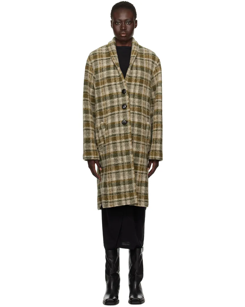Étoile Isabel Marant Green & Brown Gabriel Coat Kaec