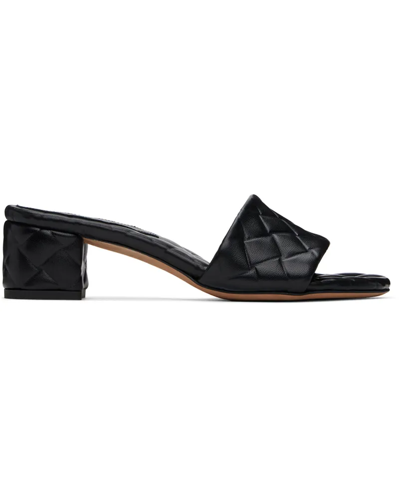 Bottega Veneta Black Amy Mules 1000-black