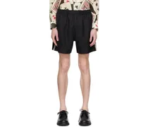 Black Lacework Shorts