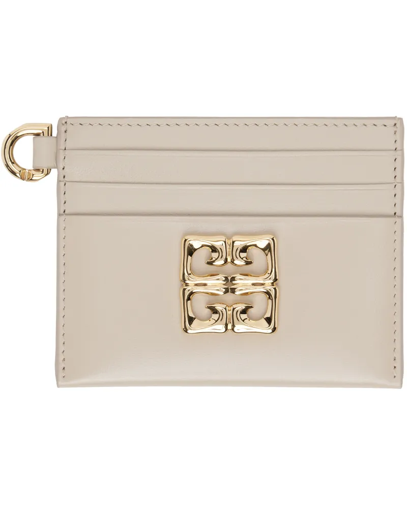 Givenchy Beige 4G Card Holder 257-natural