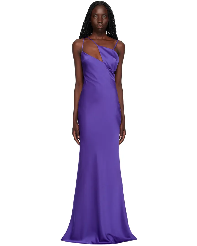 ATTICO Purple Melva Maxi Dress 493