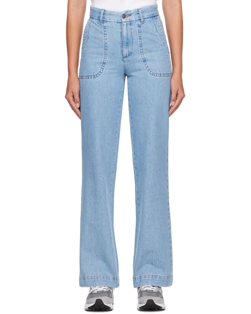 A.P.C. Blue Seaside Jeans Iab