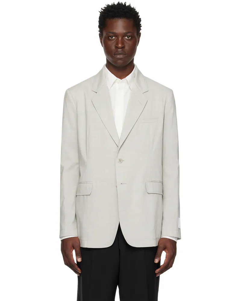 Études Studio Gray Plane Blazer Grey