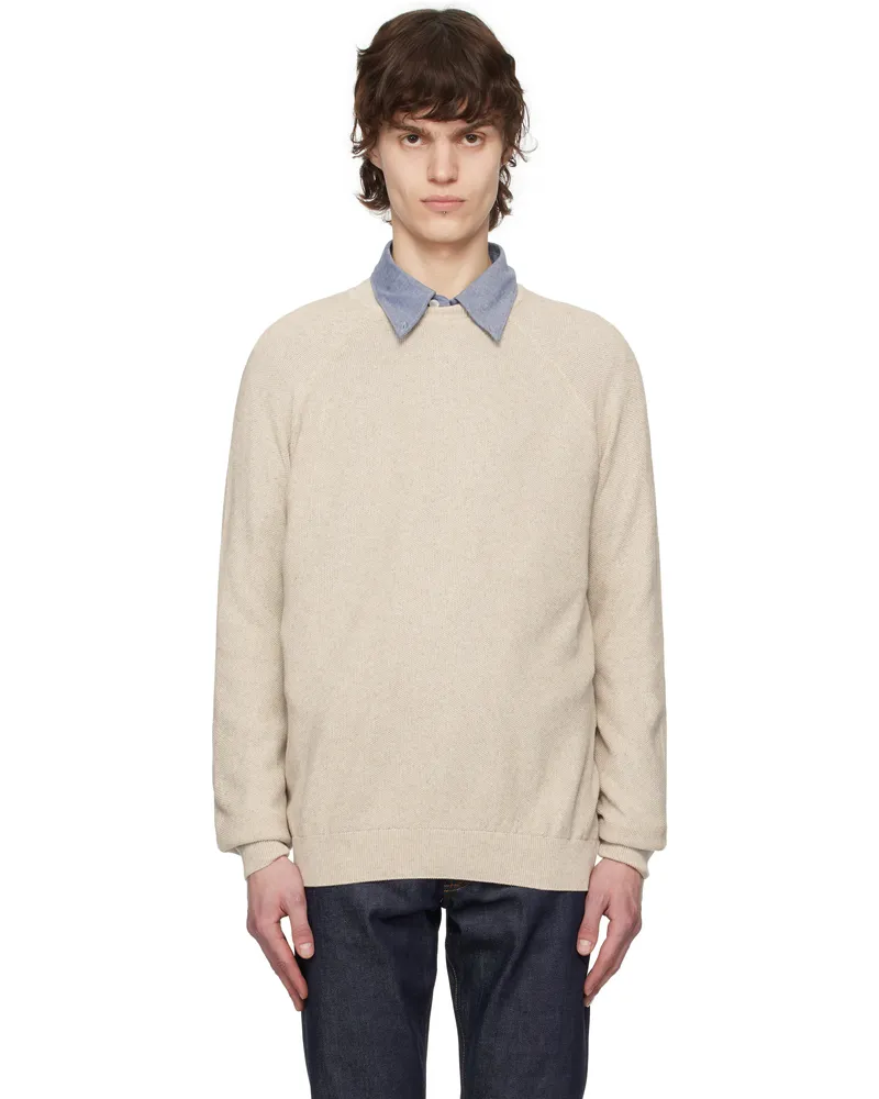 A.P.C. Beige Florian Sweater Baa