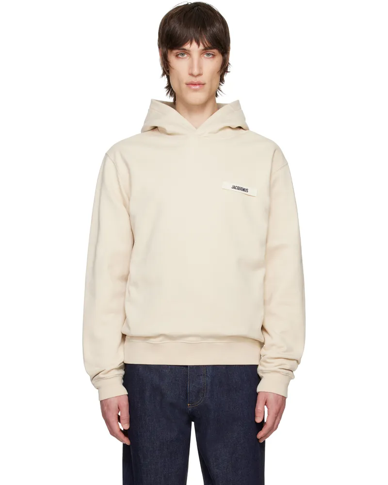 Jacquemus Beige 'The Gros Grain' Hoodie 150