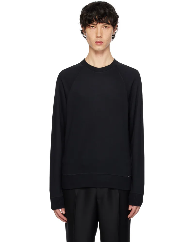 Tom Ford Black Raglan Sweatshirt Black