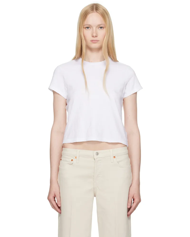 RE/DONE White Hanes Edition Classic T-shirt Optic