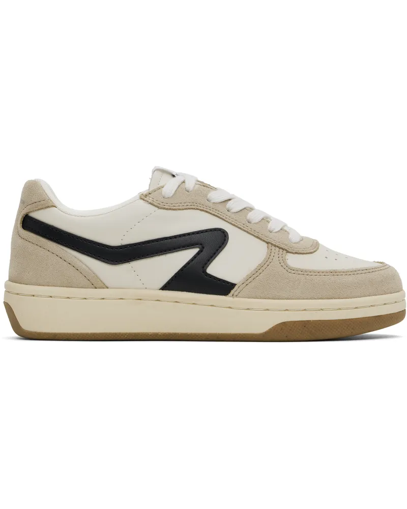 Rag & Bone Beige Retro Court Leather Sneakers Dove