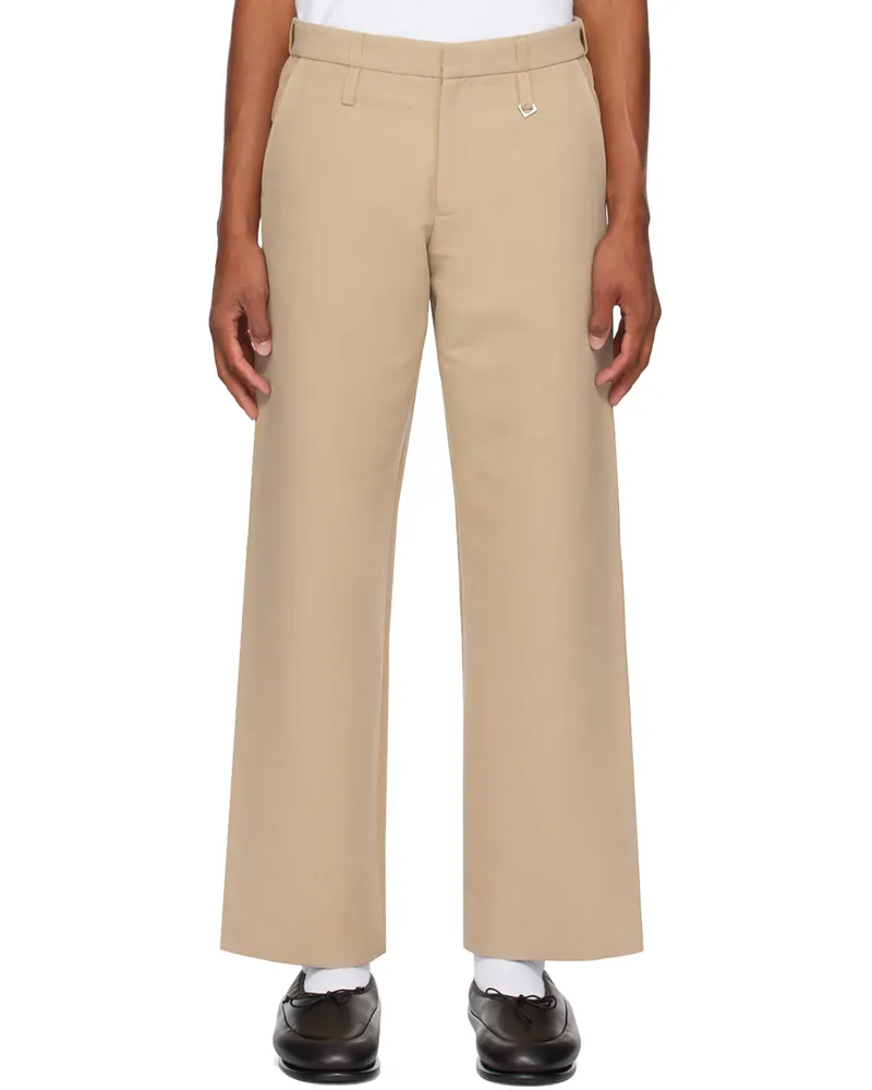 Jacquemus Beige Le Chouchou 'Le Pantalon Piccinni' Trousers 150