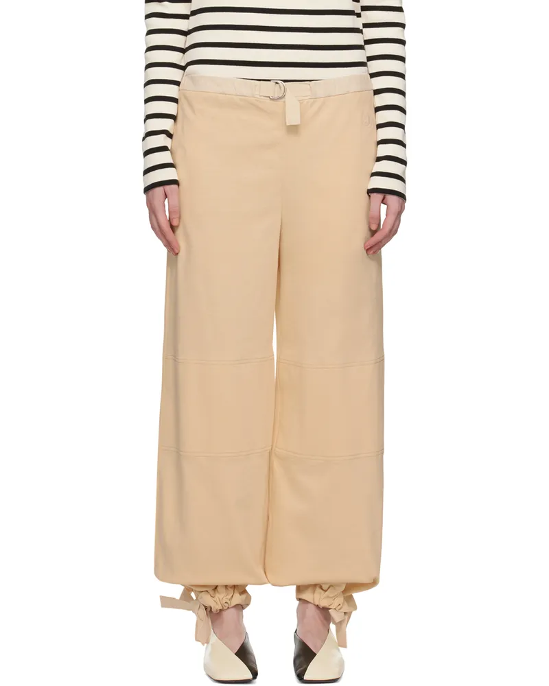 Jil Sander Yellow Belted Trousers 838