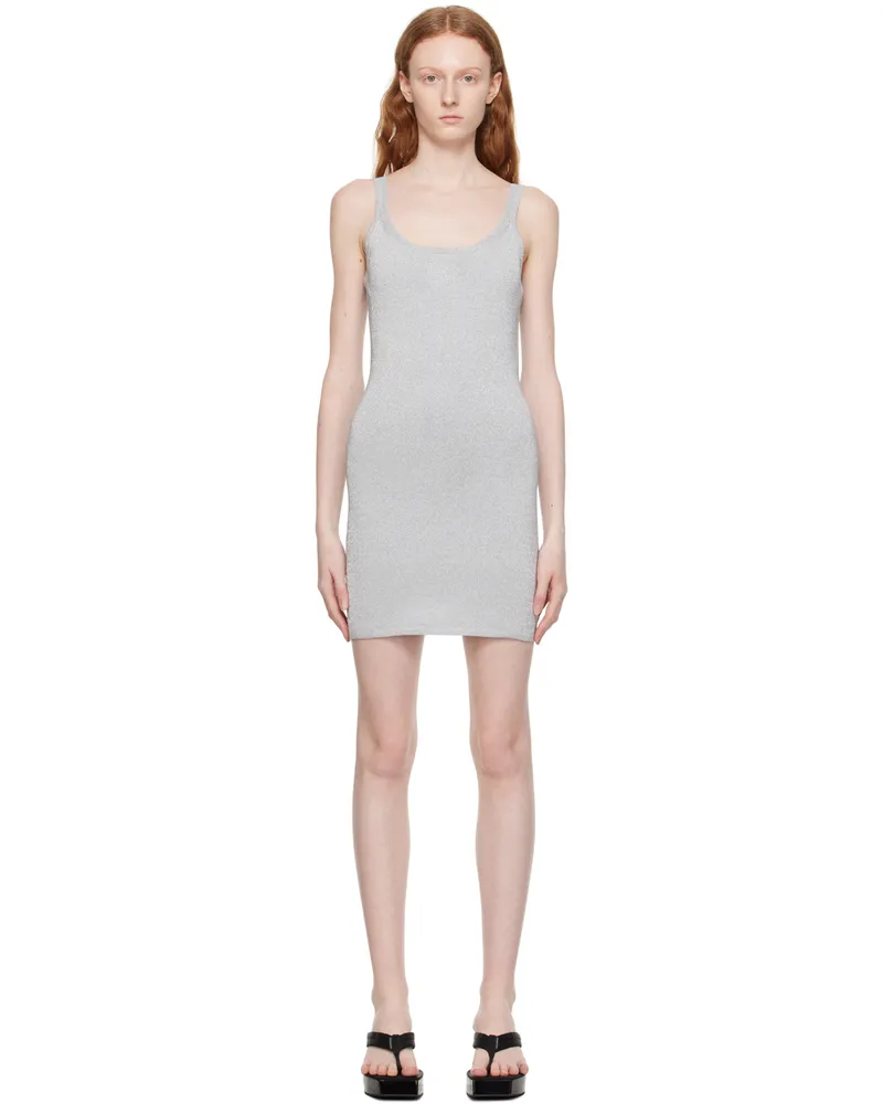 Alexander Wang Silver Tank Minidress 046