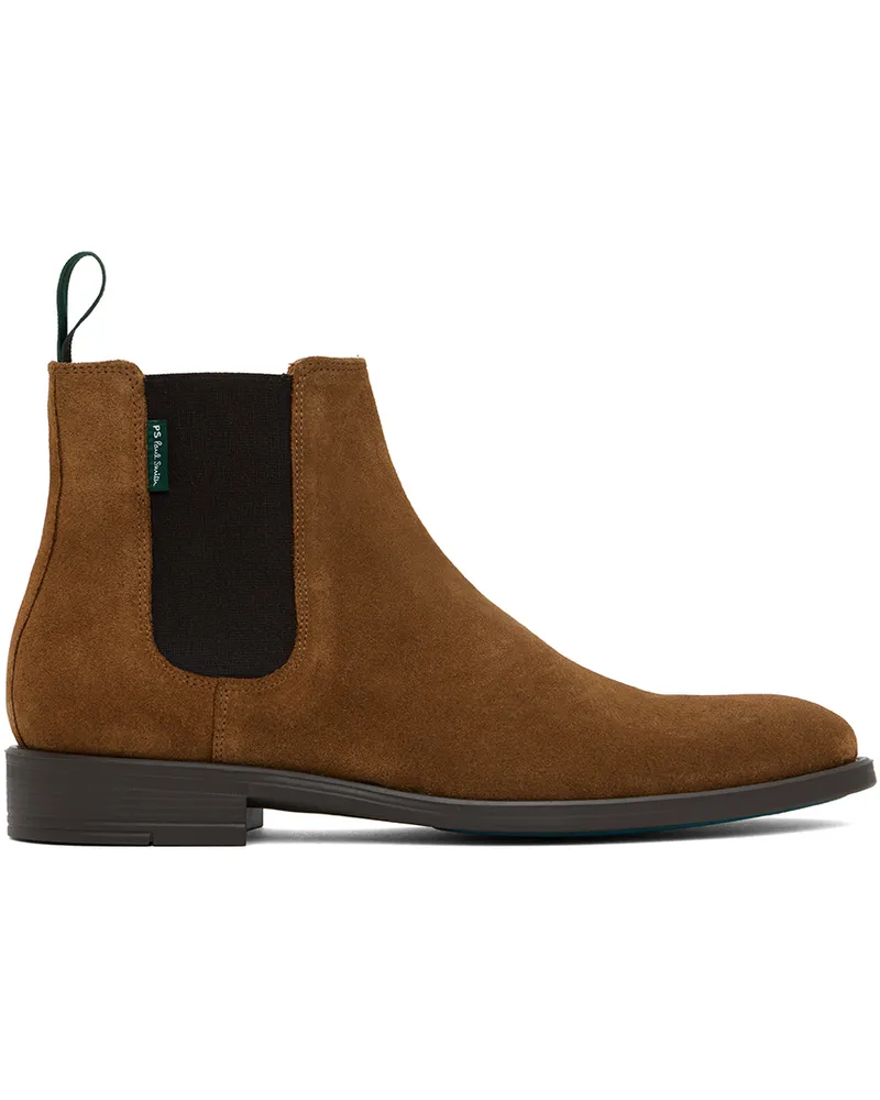 Paul Smith Tan Cedric Chelsea Boots 62