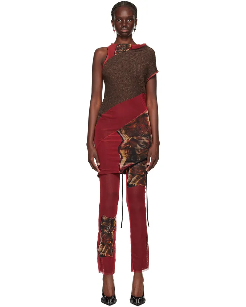 OTTOLINGER Red Cat Minidress Tobias