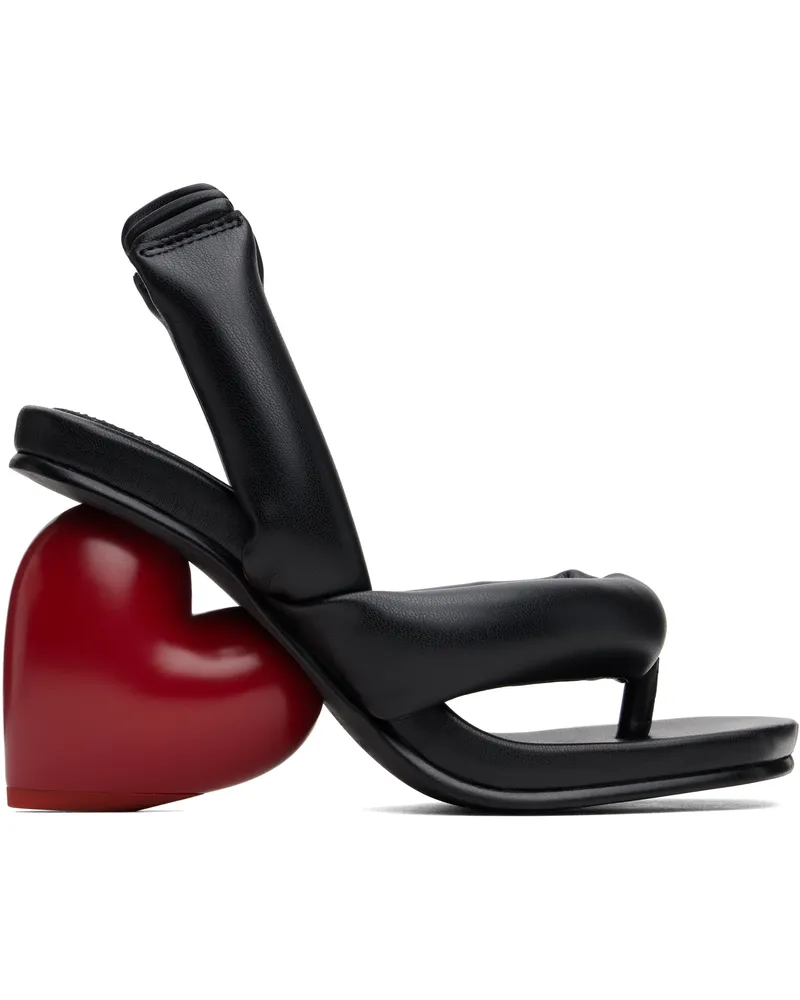 YUME YUME Black Love Heeled Sandals Black