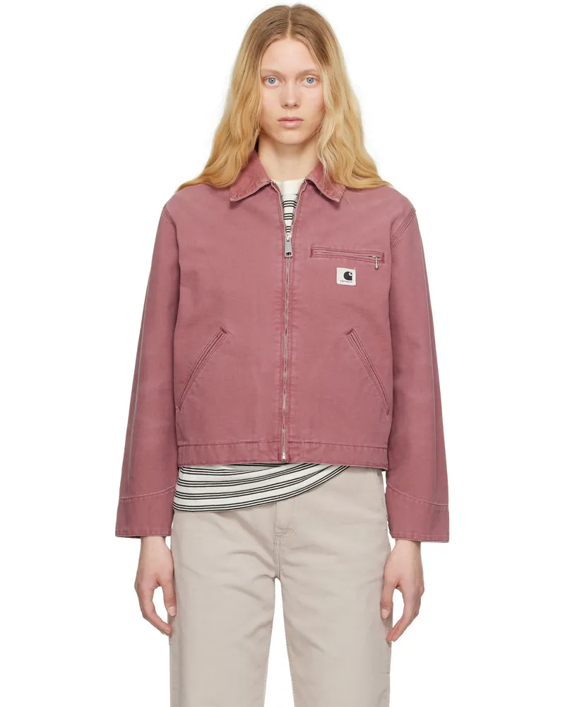 Carhartt WIP Pink OG Detroit Jacket Dusky