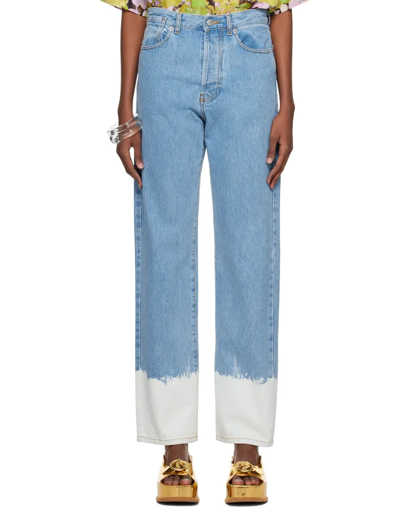 Dries van Noten SSENSE Exclusive Blue Piscos Jeans Blue