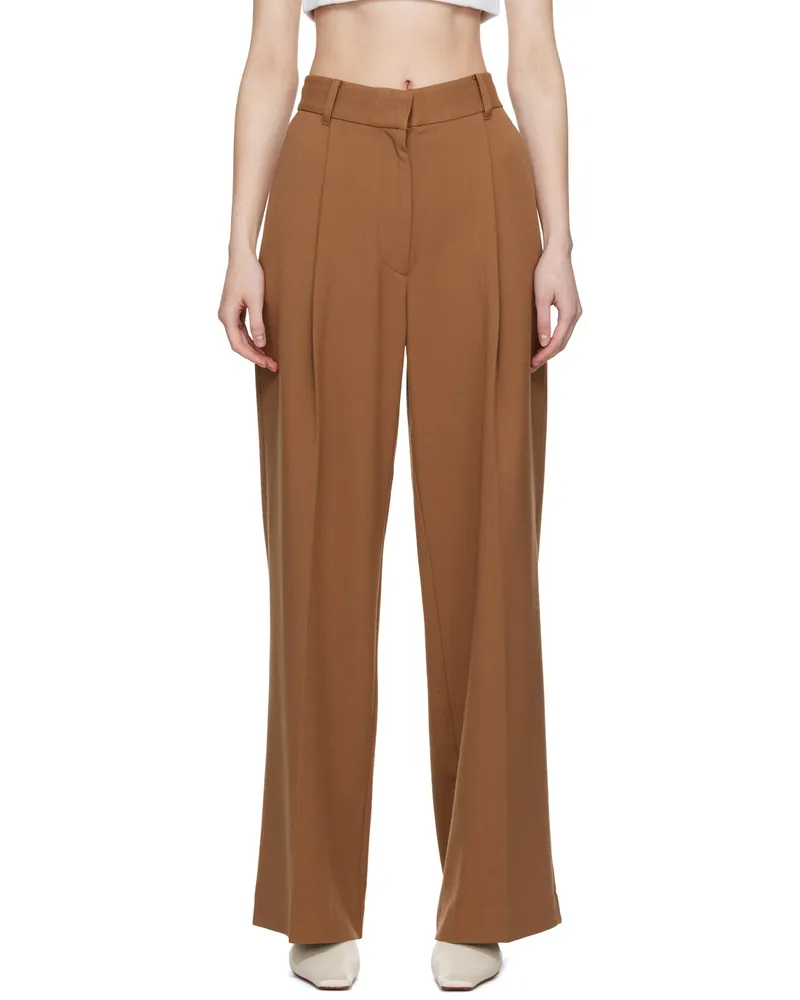 camilla and marc Brown Selby Trousers Walnut
