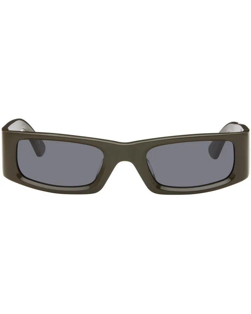 Entire Studios SSENSE Exclusive Brown Elemental Sunglasses Gloss
