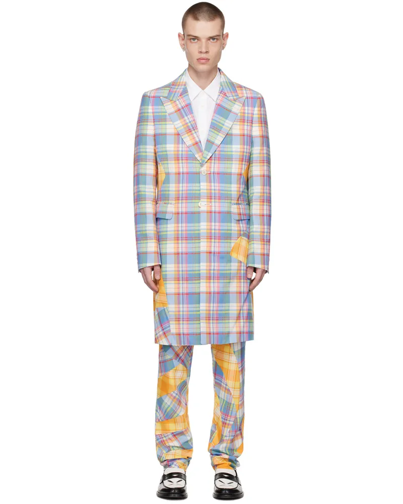 Comme des Garçons Multicolor Check Coat 1