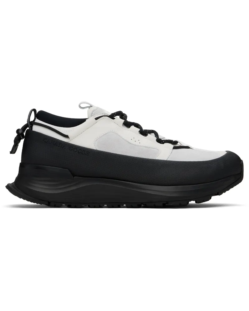 Canada Goose White & Black Glacier Trail Sneakers 595