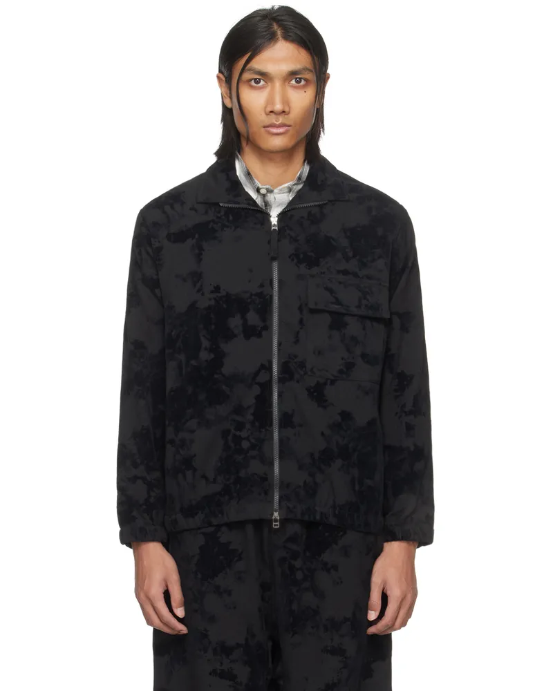 Universal Works Black K Track Jacket Black