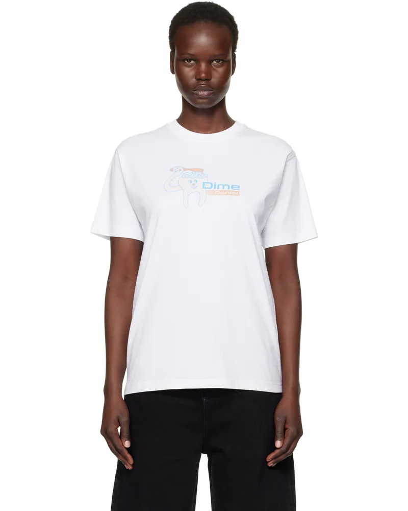 Dime White Dental Care T-shirt White