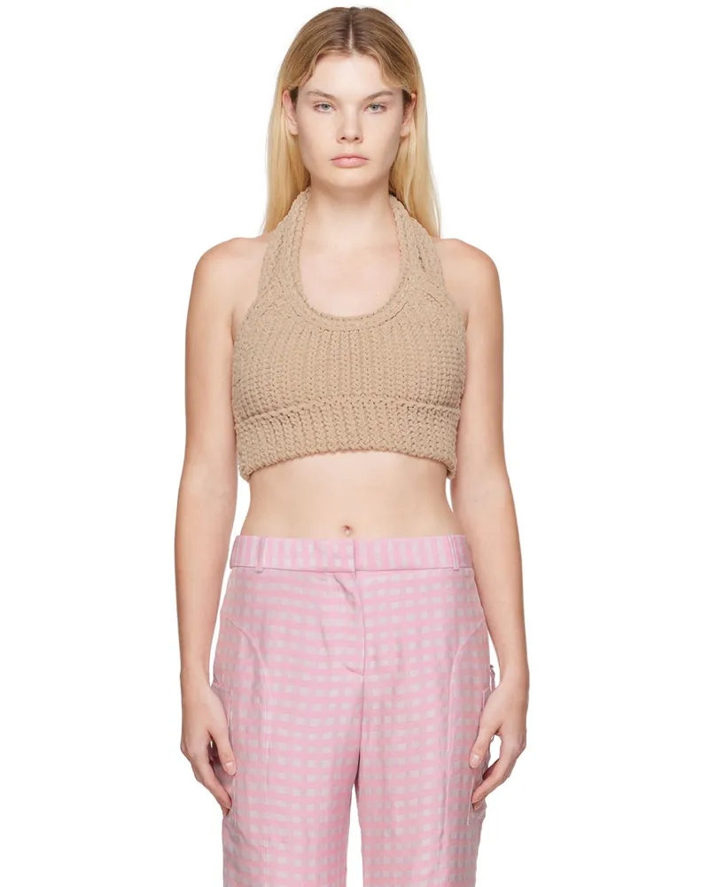 Jacquemus Beige 'La Maille Nuvola' Tank Top 810